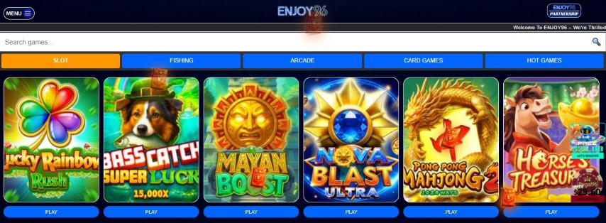 Search your favourite casino games across multiple categories